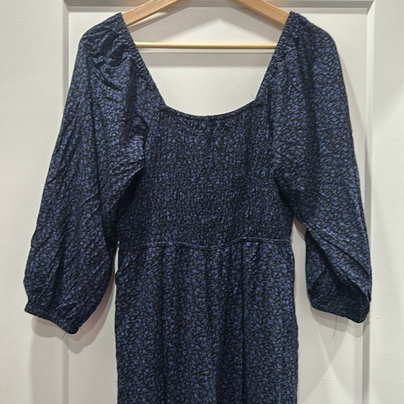 Madewell Blue Floral Tie-back Jumpsuit - Picture 3 of 12